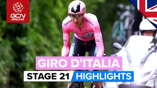 Any GC Changes On Final Stage TT? | Giro D'Italia 2022 Stage 21 Highlights