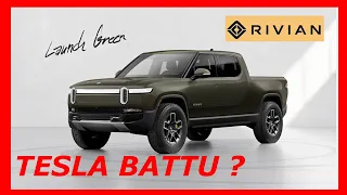 Le Rivian R1T peut coiffer le Tesla Cybertruck sur le poteau !