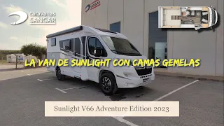 2024 Sunlight V66 Adventure Edition - La VAN de SUNLIGHT con camas gemelas - CARAVANAS SANGAR