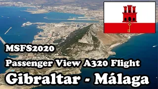 Let's go on VACATION! Short but UNCUT flight from Gibraltar to Málaga!