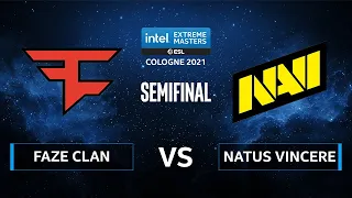 CS:GO - Natus Vincere vs. FaZe Clan [Mirage] Map 2 - IEM Cologne 2021 - Semifinal