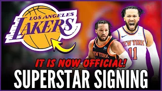 MY GOD! LAKERS ANNOUNCE NEW YORK KNICKS PLAYMAKER! LOS ANGELES LAKERS NEWS