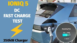DC Fast Charge Test with battery preconditioning - 2022 IONIQ 5