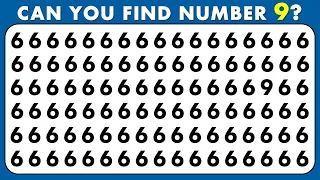 HOW GOOD ARE YOUR EYES? | CAN YOU FIND THE ODD NUMBERS? l Puzzle Quiz - #1