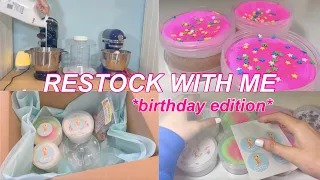 RESTOCK W/ ME *17TH BDAY EDITION* | summer girl slime