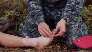 Navy Skills for Life – First Aid Training – Sprained Ankle