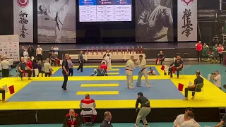 EC 2023 Göteborg Gergo Olah Hungary vs Valentin Renouard France Men Kumite 75 85 kg