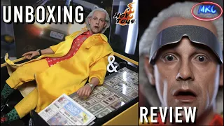 Hot toys DR. EMMET BROWN 1/6th scale collectible figure |UNBOXING& REVIEW