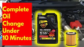 How to do a oil change in under 10 minutes  on a Ford Ranger, Mazda BT 50, Ford Ranger Raptor DIY