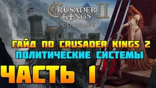 Crusader kings II Гайд - ВСЕ О ПОЛИТИЧЕСКИХ СИСТЕМАХ