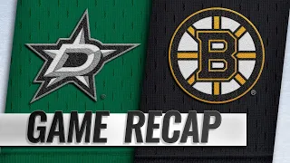 Marchand scores OT winner to lead Bruins past Stars
