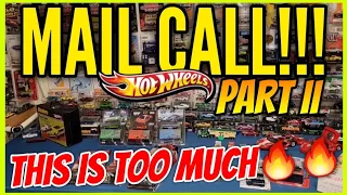 (Mail Call) INSANE Part 2 Hot Wheels unboxing!!! PREMIUM heat