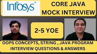 Infosys Java Interview Questions | Core Java Interview Questions