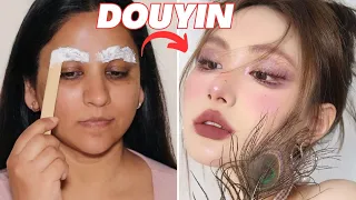 Trying Ethereal DOUYIN Makeup👼