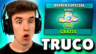 CONSIGO 1000 BLINES GRATIS CON ESTE TRUCO en BRAWL STARS