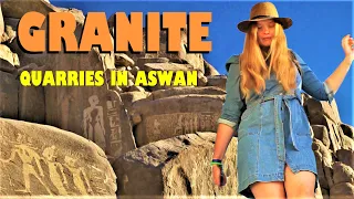 GRANITE QUARRIES OF ANCIENT EGYPT. SEHEL ISLAND, UNFINISHED OBELISK - ASWAN