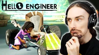 Scrap Mechanic Meets Hello Neighbor? [Hello Engineer First Look]