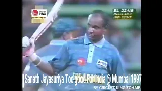 Sanath Jayasuriya Master Class 151* | Srilanka Power Show vs India | Independence Cup 1997