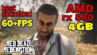 Red Dead Redemption 2 BEST OPTIMIZED SETTING FOR 4GB AMD RX580 (MID-END) PC