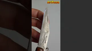 How to sharpen a collection knife OKAPI 907E | Aliexpress