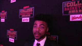 Frank Mason III (Sr. Guard, Kansas) wins the 2017 Wooden Award