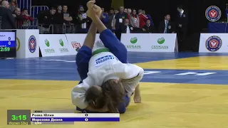 52 kg Ревва Ю Морозова Д 09 11 2018 Т3 Первенство России среди юношей и девушек до 18 лет, ТЮМЕНЬ