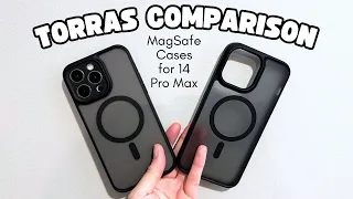 Comparison of Torras MagSafe iPhone 14 Pro Max Cases