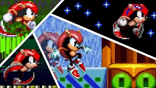 Mighty the Armadillo in 4 Sonic Games!