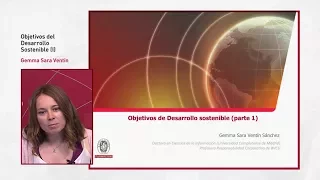 Objetivos del Desarrollo Sostenible (I)