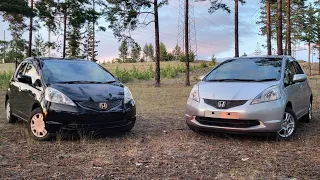 особенности Honda Fit второго поколения. 1,3 , вариатор, передний привод, не гибрид.