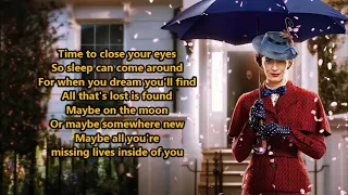 Emily Blunt- The Place Where Lost Things Go (From "Mary Poppins Returns") (Lyrics) {HeyLyrics}