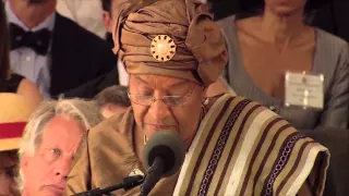 Liberia President Ellen Johnson Sirleaf Commencement Address | Harvard Commencement 2011