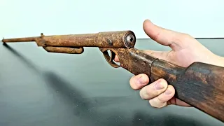 Very Rusty Ancient Airgun Restoration