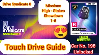 Asphalt 9 | Drive Syndicate 8 | Missions | High - Stakes Showdown 1-6 | Touchdrive Gameplay 😍🤩