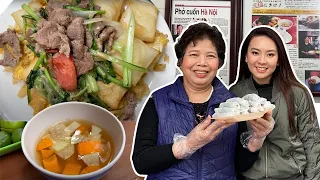 THE MOST UNIQUE PHO IN HANOI (PHO ROLLS AND FRIED PHO PILLOWS) | #WHATTHEPHO