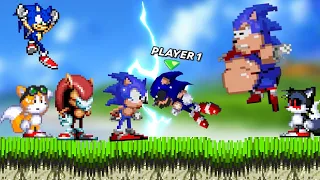 Agregué NUEVOS PERSONAJES y ENEMIGOS a este juego de Sonic (Sonic Xenophanes, Sonic gordito...)