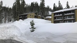 Сход лавины в Норильске