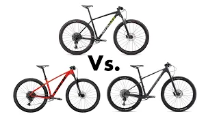 2021 Trek X-Caliber 8 vs. Specialized Chisel vs. Giant XTC SLR 29 2