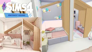 Toddler Pinterest Room │ Play Kitchen │ No CC │ Sims 4  │ Speed Build