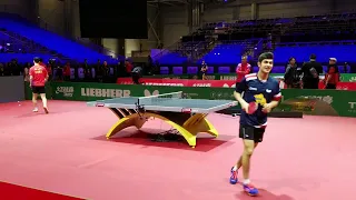 Kanak Jha (USA) Serve and Attack Training with Ma Long (CHN)