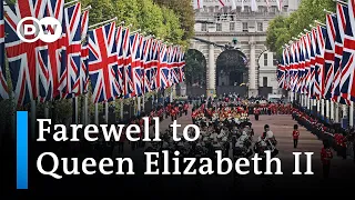 Queen Elizabeth II's final journey to Windsor Castle | DW News