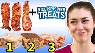 Making BACON Rice Krispie Treats | Will It Rice Krispie?