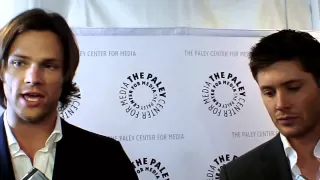 Jared Padalecki and Jensen Ackles at the Supernatural Paleyfest Press Event - 3-13-11