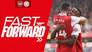 FAST FORWARD | Arsenal vs Leicester City (4-2) | Unseen footage, tweets, reactions & more!