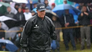 Phil Mickelson swears at cameraman 2016 British Open Championship