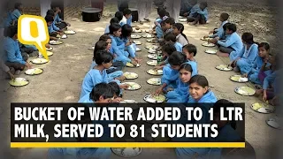 Bucket of Water Added to 1 Ltr Milk to Serve 81 Kids in UP School | The Quint