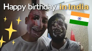 7. Как празднуют День Рождения в Индии. Сегодня мне 27. Едим торт руками. Русский в Индии