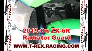 T-Rex Racing 2019-On Kawasaki ZX-6R Radiator Guard