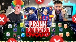 PRANK im DOMINATION DISCARD vs Wakez 💀😂