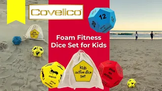 Kids Exercise Dice - fun activity dice and fitness dice just for Kids!